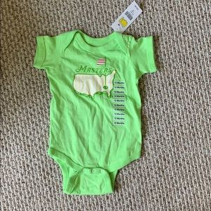 NWT Masters Baby Onesie